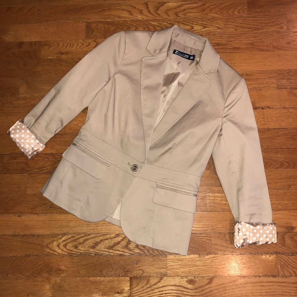 7th Ave Design Studio Single Button Blazer